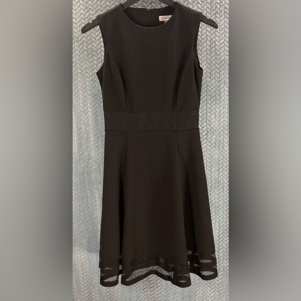 Calvin Klein Classic Black Midi Dress